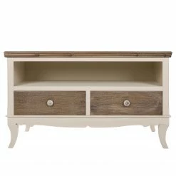 Ridgevalley TV-Lowboard Pua - Eukalyptus massiv - Cremeweiß / Braun -Wohnzimmermöbel boutique en ligne 1000270686 210602 06133100115 DETAILS P000000001000270686