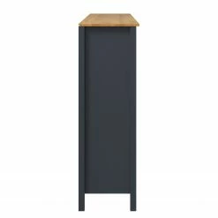 Maison Belfort Wohnwand Rivery II (4-teilig) - Kiefer massiv - Anthrazit -Wohnzimmermöbel boutique en ligne 1000270711 210602 13543400032 DETAILS P000000001000270711