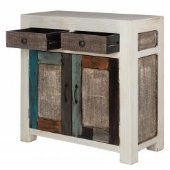 Wolf-Möbel Kommode Goa White - Mango teilmassiv - Mango Vintage Weiß -Wohnzimmermöbel boutique en ligne 1000271076 220406 031 DETAILS P000000001000271076