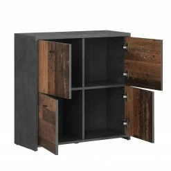 Loftscape Kommode Rison II - Dunkelgrau / Altholz Dekor -Wohnzimmermöbel boutique en ligne 1000272364 210819 07024300046 DETAILS P000000001000272364