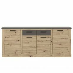 Ridgevalley Sideboard Moro II - Eiche Artisan Dekor / Grau -Wohnzimmermöbel boutique en ligne 1000272379 210819 07024800125 DETAILS P000000001000272379