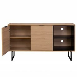 Loftscape Sideboard Borsh - Echtholzfurnier - Eiche / Schwarz -Wohnzimmermöbel boutique en ligne 1000273420 210611 15405300131 DETAILS P000000001000273420