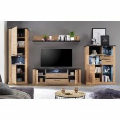 Ridgevalley Schrank Nanda I - Eiche Artisan Dekor / Eiche Schwarz Dekor -Wohnzimmermöbel boutique en ligne 1000273440 210610 07544700017 MOOD DETAILS P000000001000273440 mood