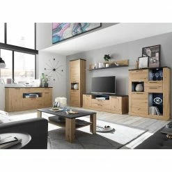 Ridgevalley Schrank Nanda I - Eiche Artisan Dekor / Eiche Schwarz Dekor -Wohnzimmermöbel boutique en ligne 1000273440 210610 07544700018 MOOD DETAILS P000000001000273440 mood