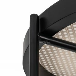 Studio Copenhagen Couchtisch Cyra - Rattan / Metall - Rattan / Schwarz -Wohnzimmermöbel boutique en ligne 1000273445 220420 050 DETAILS P000000001000273445