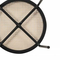 Studio Copenhagen Beistelltisch Cyra - Rattan / Metall - Rattan / Schwarz -Wohnzimmermöbel boutique en ligne 1000273455 220420 050 DETAILS P000000001000273455