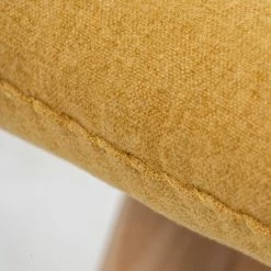 Mørteens Hocker Gimli - Webstoff / Esche massiv - Senfgelb -Wohnzimmermöbel boutique en ligne 1000273475 220420 055 DETAILS P000000001000273475