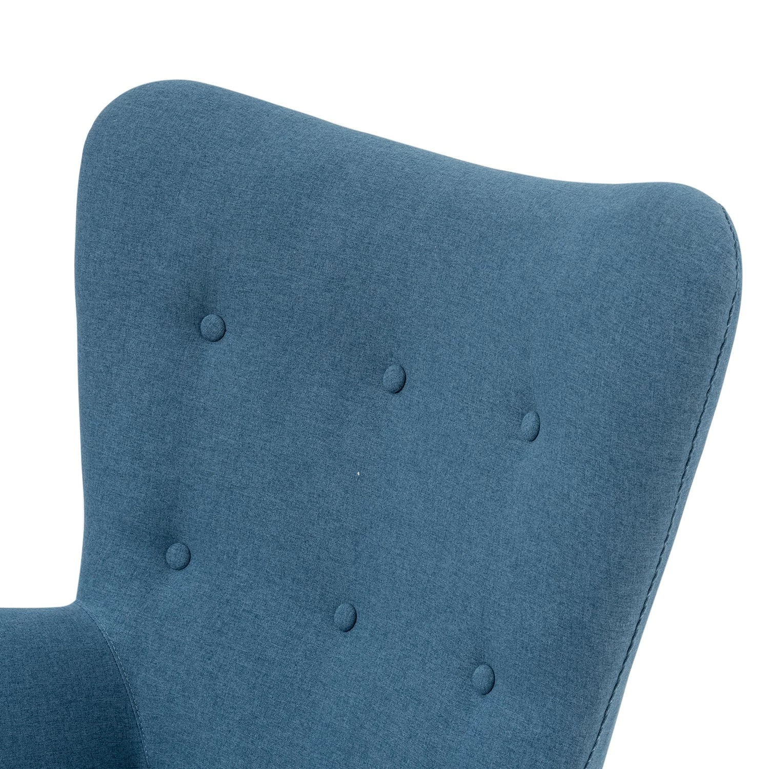 Mørteens Sessel Gimli - Webstoff / Esche massiv - Jeansblau 6 Mørteens Sessel Gimli - Webstoff / Esche massiv - Jeansblau – Bild 6