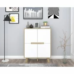 Norrwood Kommode Ibo - Weiß / Eiche Artisan Dekor -Wohnzimmermöbel boutique en ligne 1000273493 210615 13505700045 MOOD DETAILS P000000001000273493 mood