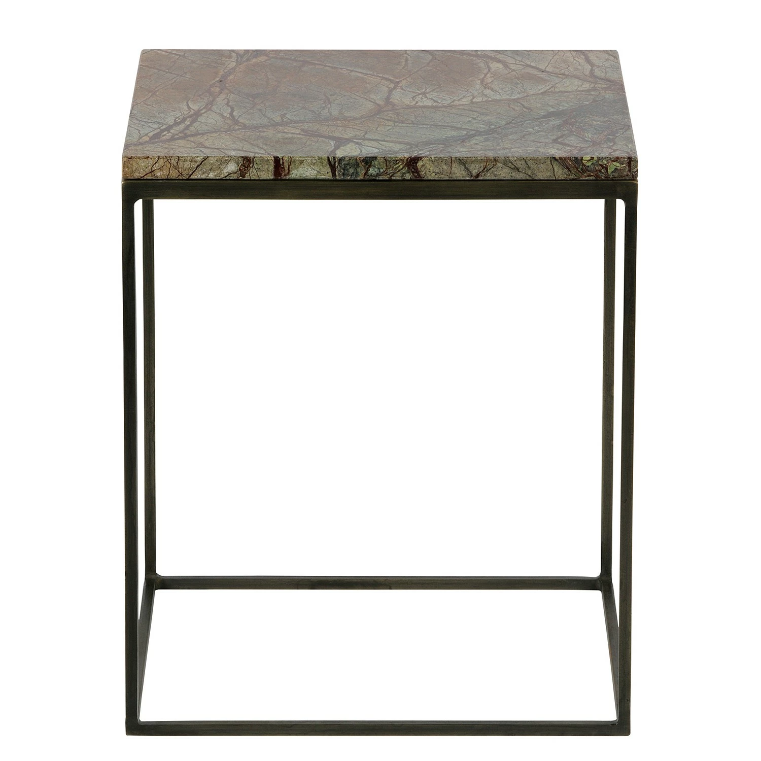 Red Living Beistelltisch Jokela (2er-Set) - Marmor / Metall - Hellbraun 6 Red Living Beistelltisch Jokela (2er-Set) - Marmor / Metall - Hellbraun – Bild 6