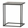 Red Living Beistelltisch Filley II - Altholz Teak / Metall - Teak / Schwarz