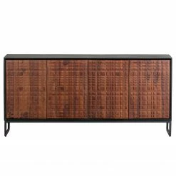 Red Living Sideboard Dynk - Sheesham massiv - Sheesham / Schwarz -Wohnzimmermöbel boutique en ligne 1000275674 210630 12481700342 DETAILS P000000001000275674