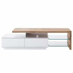 Fredriks TV-Lowboard Molios I - Eiche teilmassiv - Weiß / Eiche 7 Fredriks TV-Lowboard Molios I - Eiche teilmassiv - Weiß / Eiche -Wohnzimmermöbel boutique en ligne 1000275851 220128 142748000030 DETAILS P000000001000275851