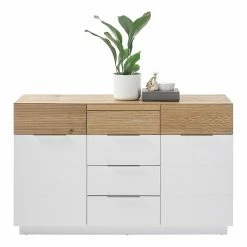 Norrwood Sideboard Akaa II - Echtholzfurnier - Eiche / Weiß -Wohnzimmermöbel boutique en ligne 1000276024 210623 17275100006 DETAILS P000000001000276024