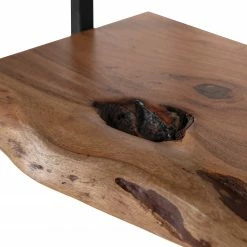 Ars manufacti Wandregal Kaawo I - Akazie massiv / Metall - Akazie / Schwarz - Breite: 45 cm -Wohnzimmermöbel boutique en ligne 1000276814 220719 033 DETAILS P000000001000276814