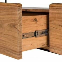 Ars manufacti TV-Lowboard Kaawo - Akazie massiv / Metall - Akazie / Schwarz -Wohnzimmermöbel boutique en ligne 1000276815 220707 070 DETAILS P000000001000276815