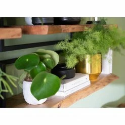 Ars manufacti Wandregal Kaawo I - Akazie massiv / Metall - Akazie / Schwarz - Breite: 100 cm -Wohnzimmermöbel boutique en ligne 1000276819 220812 023 MOOD DETAILS P000000001000276819 mood