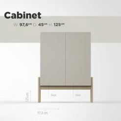 Studio Copenhagen Kommode Cooby - Muschelweiß / Eiche Hell -Wohnzimmermöbel boutique en ligne 1000276946 211111 1449020000502 SKETCH DETAILS P000000001000276946 sketch