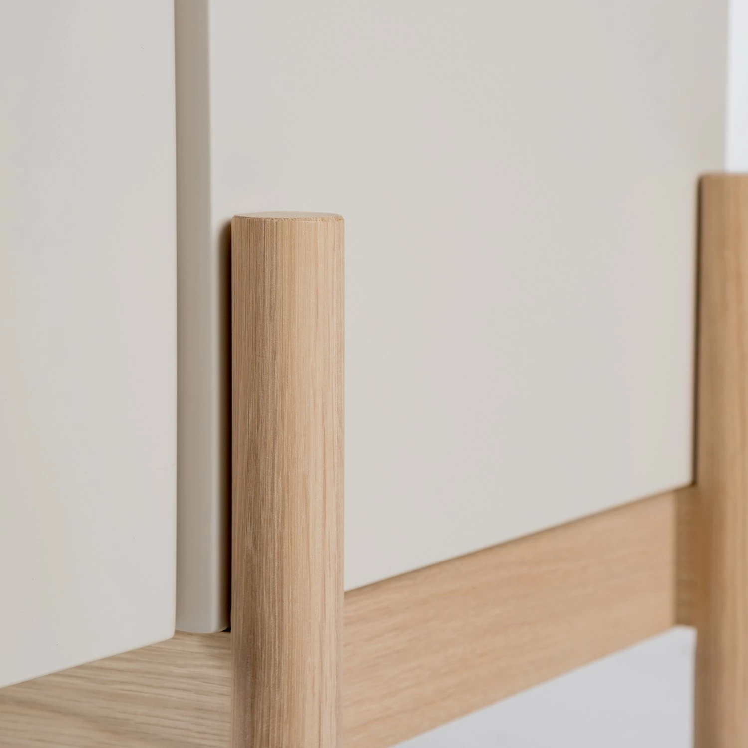 Studio Copenhagen Sideboard Cooby II - Muschelweiß / Eiche Hell 7 Studio Copenhagen Sideboard Cooby II - Muschelweiß / Eiche Hell – Bild 7