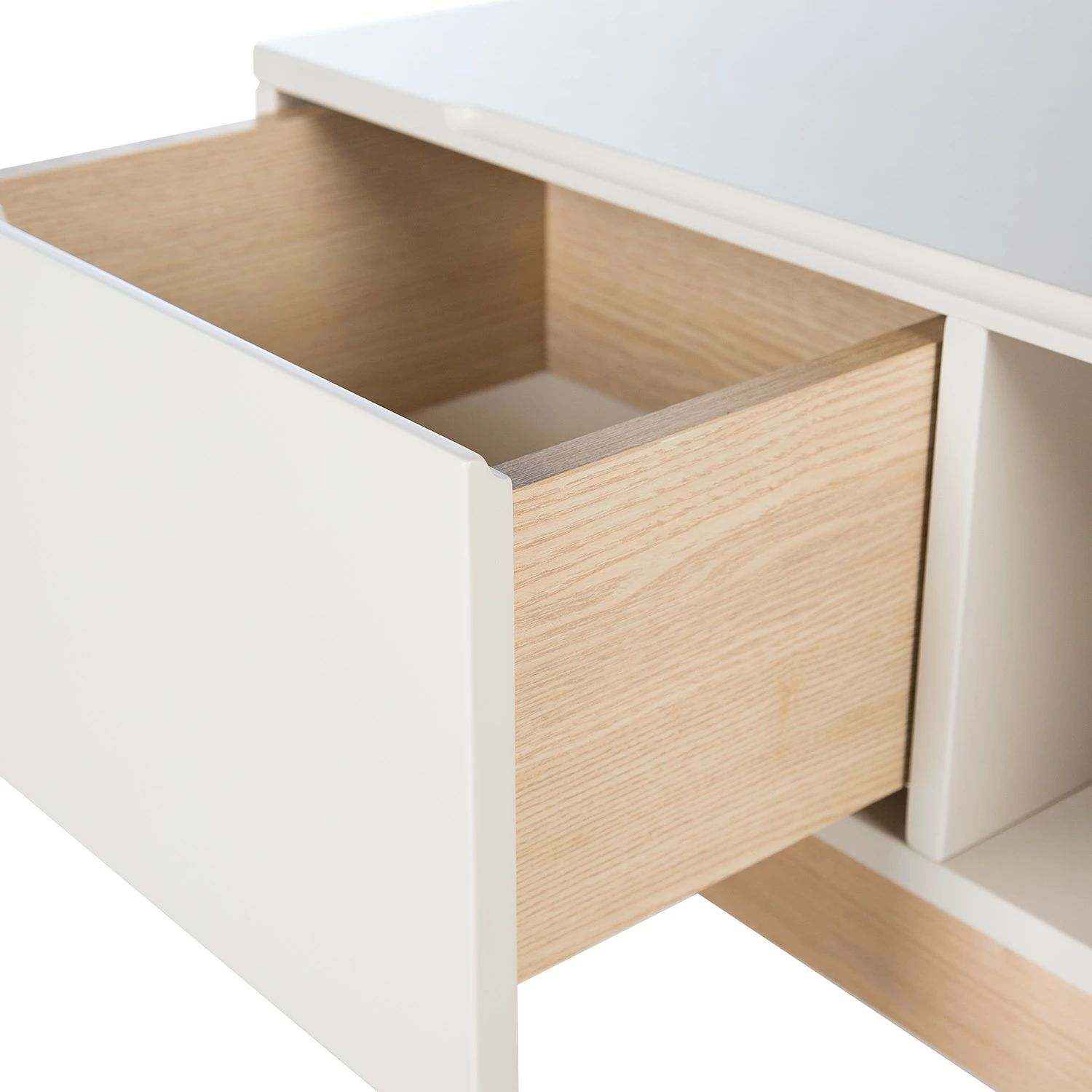 Studio Copenhagen TV-Lowboard Cooby I - Muschelweiß / Eiche Hell 11 Studio Copenhagen TV-Lowboard Cooby I - Muschelweiß / Eiche Hell – Bild 11