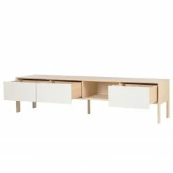 Studio Copenhagen TV-Lowboard Maayka II - Eiche teilmassiv - Mushroom Creme / Eiche Hell -Wohnzimmermöbel boutique en ligne 1000277385 220729 035 DETAILS P000000001000277385