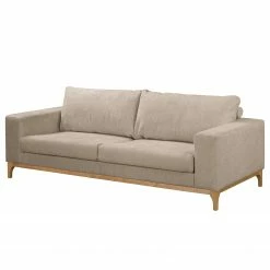 Ars Natura Sofa Darling (3-Sitzer) - Microfaser - Microfaser Tulia: Beige