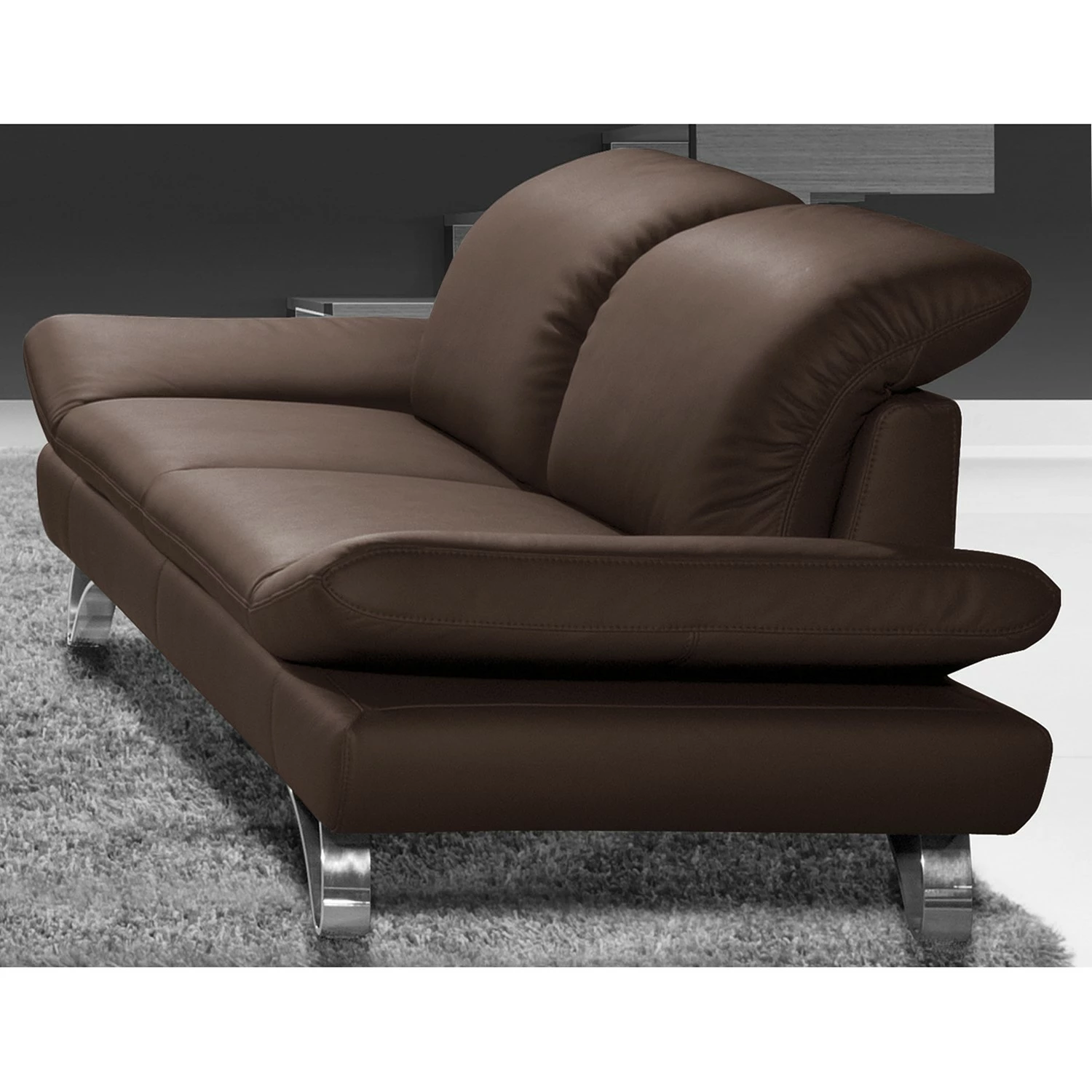 Loftscape Sofa Buin (3-Sitzer) - Echtleder - Echtleder Canela: Schokobraun 2 Loftscape Sofa Buin (3-Sitzer) - Echtleder - Echtleder Canela: Schokobraun – Bild 2