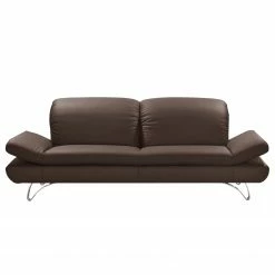 Loftscape Sofa Buin (2-Sitzer) - Echtleder - Echtleder Canela: Schokobraun