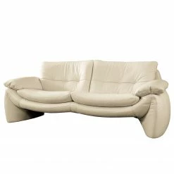 Loftscape Sofa Budal (3-Sitzer) - Echtleder - Echtleder Canela: Weiß