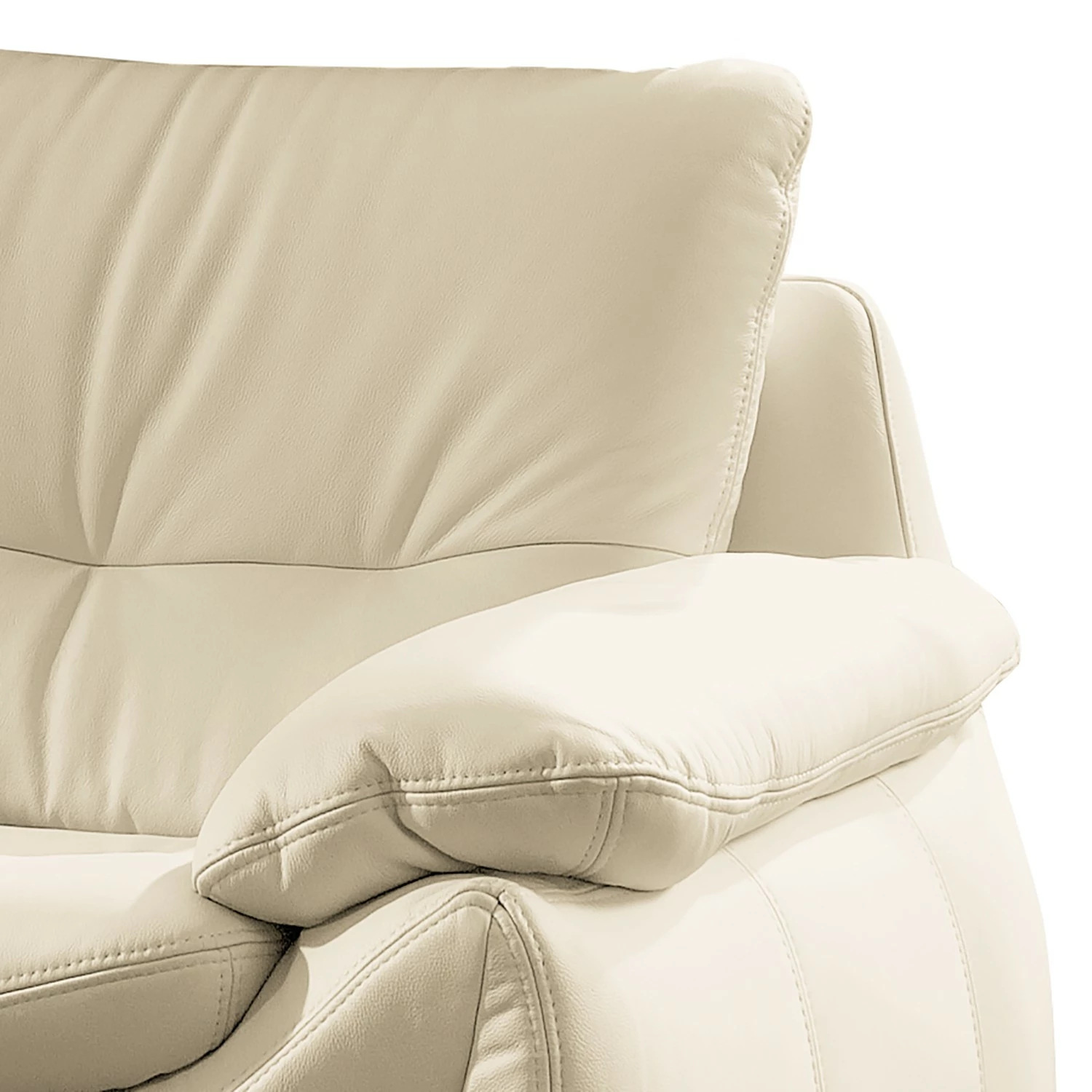 Loftscape Sofa Budal (3-Sitzer) - Echtleder - Echtleder Canela: Weiß 5 Loftscape Sofa Budal (3-Sitzer) - Echtleder - Echtleder Canela: Weiß – Bild 5