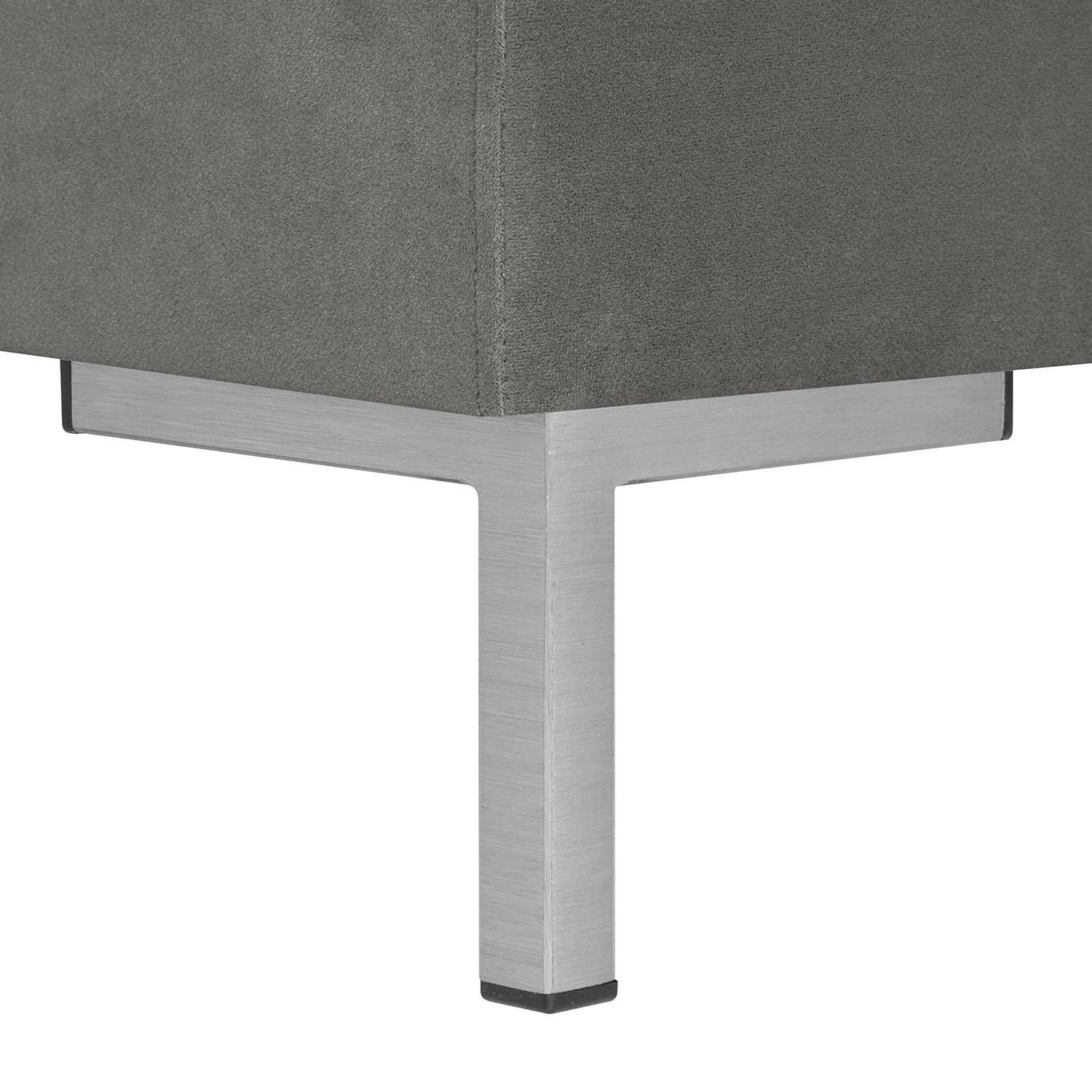 Fredriks Polsterhocker Summer - Samt Vaia: Grau 7 Fredriks Polsterhocker Summer - Samt Vaia: Grau – Bild 7