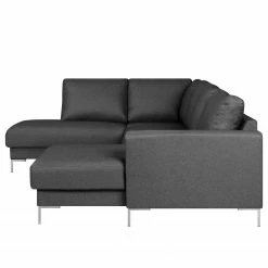 Fredriks Wohnlandschaft Summer Webstoff - Webstoff Mavie: Anthrazit - Longchair davorstehend rechts / Ottomane links -Wohnzimmermöbel boutique en ligne 1000279783 210730 10324200537 DETAILS P000000001000279783