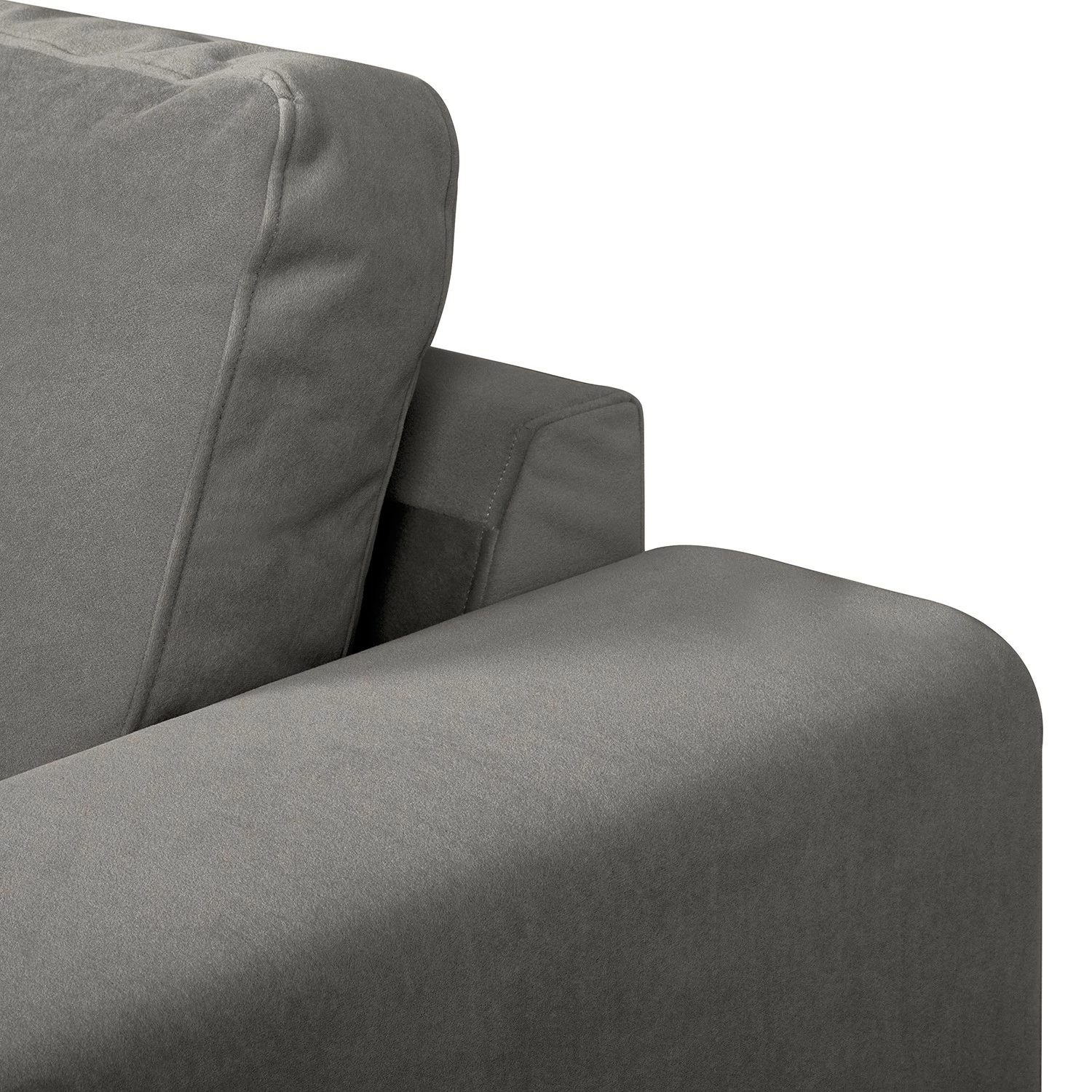 Fredriks Wohnlandschaft Summer Webstoff - Samt Vaia: Grau - Longchair davorstehend rechts / Ottomane links 16 Fredriks Wohnlandschaft Summer Webstoff - Samt Vaia: Grau - Longchair davorstehend rechts / Ottomane links – Bild 16