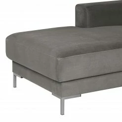 Fredriks Wohnlandschaft Summer Webstoff - Samt Vaia: Grau - Longchair davorstehend rechts / Ottomane links 45 Fredriks Wohnlandschaft Summer Webstoff - Samt Vaia: Grau - Longchair davorstehend rechts / Ottomane links -Wohnzimmermöbel boutique en ligne 1000279791 211217 13143000744 DETAILS P000000001000279791