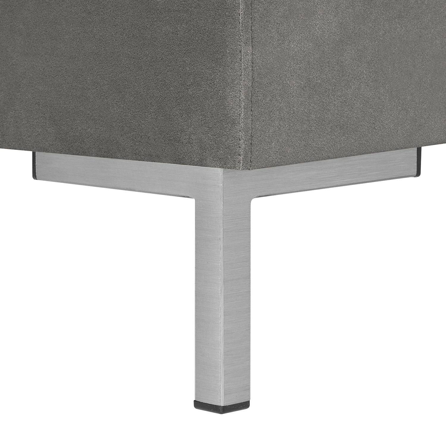 Fredriks Wohnlandschaft Summer Webstoff - Samt Vaia: Grau - Longchair davorstehend rechts / Ottomane links 24 Fredriks Wohnlandschaft Summer Webstoff - Samt Vaia: Grau - Longchair davorstehend rechts / Ottomane links – Bild 24