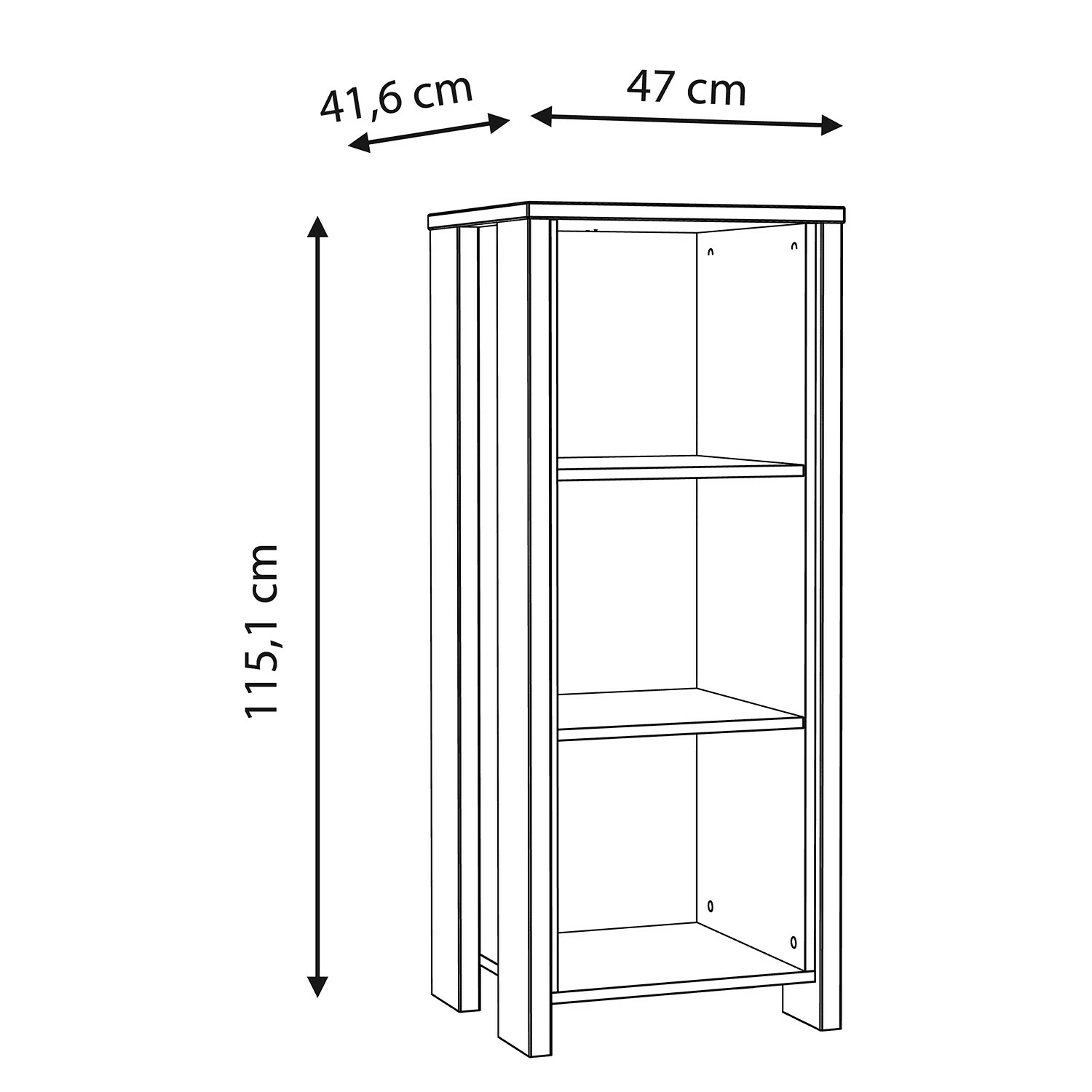 Regal Clifford - 47 x 115 cm 6 Regal Clifford - 47 x 115 cm – Bild 6