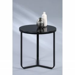 Loftscape Beistelltisch Borghi - Glas / Metall - Schwarz -Wohnzimmermöbel boutique en ligne 1000280743 210720 06493200070 MOOD DETAILS P000000001000280743 mood