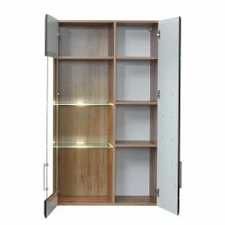 Loftscape Wohnwand Belloc II (5-teilig) - Inkl. Beleuchtung - Matt Schwarz / Eiche Dekor 23 Loftscape Wohnwand Belloc II (5-teilig) - Inkl. Beleuchtung - Matt Schwarz / Eiche Dekor -Wohnzimmermöbel boutique en ligne 1000281314 210720 14014200034 DETAILS P000000001000281314