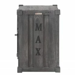 Wolf-Möbel Nachtkommode Container II - Akazie Grau -Wohnzimmermöbel boutique en ligne 1000281789 220616 033 DETAILS P000000001000281789