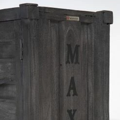 Wolf-Möbel Nachtkommode Container II - Akazie Grau -Wohnzimmermöbel boutique en ligne 1000281789 220616 037 DETAILS P000000001000281789