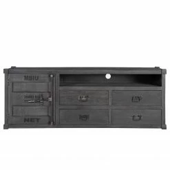 Wolf-Möbel TV-Lowboard Container II - Akazie Grau -Wohnzimmermöbel boutique en ligne 1000281791 220615 030 DETAILS P000000001000281791