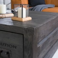 Wolf-Möbel Couchtisch Container I - Akazie Grau -Wohnzimmermöbel boutique en ligne 1000281800 220726 032 DETAILS P000000001000281800