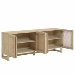 Loftscape Sideboard Risley - Mindi massiv / Rattan -Wohnzimmermöbel boutique en ligne 1000282685 210729 06153000017 DETAILS P000000001000282685
