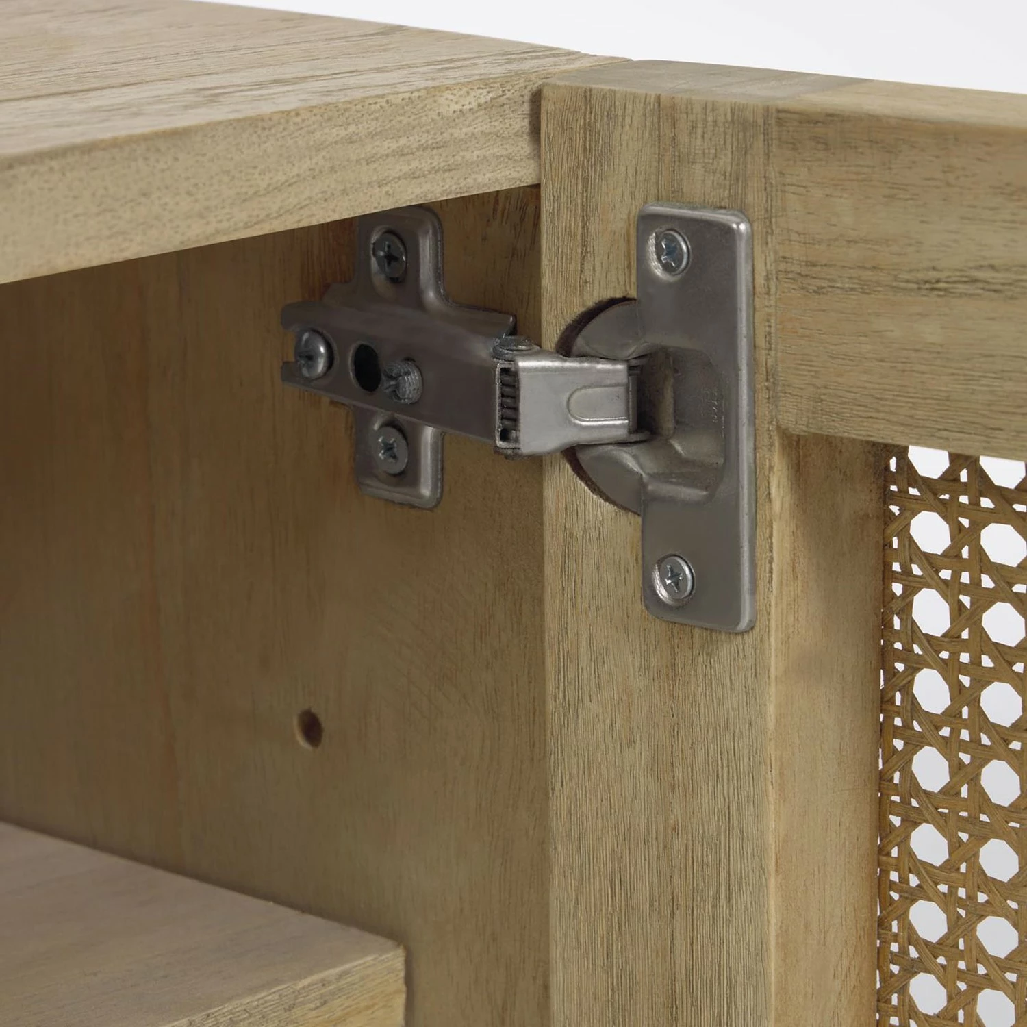 Loftscape TV-Lowboard Risley - Mindi massiv / Rattan 9 Loftscape TV-Lowboard Risley - Mindi massiv / Rattan – Bild 9