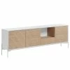 Loftscape Sideboard Maredale - Esche teilmassiv - Weiß / Esche