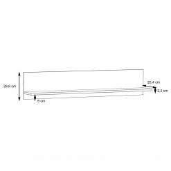 Loftscape Wandboard Corey - Eiche Dekor / Grau -Wohnzimmermöbel boutique en ligne 1000282744 211109 144353000563 SKETCH DETAILS P000000001000282744 sketch