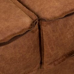 Ars manufacti Ecksofa Hanks - Antiklederlook - Microfaser Yaka: Cognac - Longchair davorstehend links -Wohnzimmermöbel boutique en ligne 1000283536 210817 15273900880 DETAILS P000000001000283536