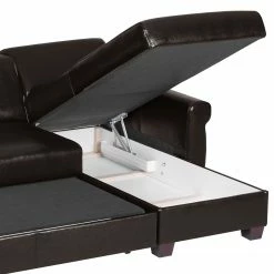 Ars manufacti Ecksofa José - Echtleder / Kunstleder - Kunstleder Babet: Schwarz - Longchair davorstehend rechts 20 Ars manufacti Ecksofa José - Echtleder / Kunstleder - Kunstleder Babet: Schwarz - Longchair davorstehend rechts -Wohnzimmermöbel boutique en ligne 1000283541 210817 15273600830 DETAILS P000000001000283541