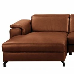 Ars manufacti Ecksofa Lagor - Echtleder - Echtleder Padme: Cognac - Longchair davorstehend links - Relaxfunktion -Wohnzimmermöbel boutique en ligne 1000283568 210817 15271900594 DETAILS P000000001000283568