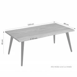 Fredriks Couchtisch Berapi - Akazie massiv / Metall - Akazie / Schwarz -Wohnzimmermöbel boutique en ligne 1000283850 210805 14244000207 SKETCH DETAILS P000000001000283850 sketch